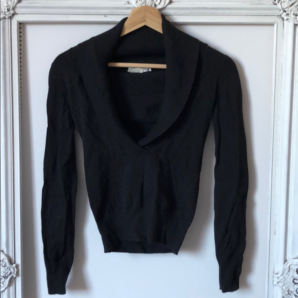 Open chest black top
